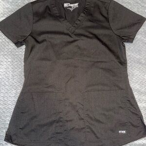 Grey's Anatomy Black Scrub Top